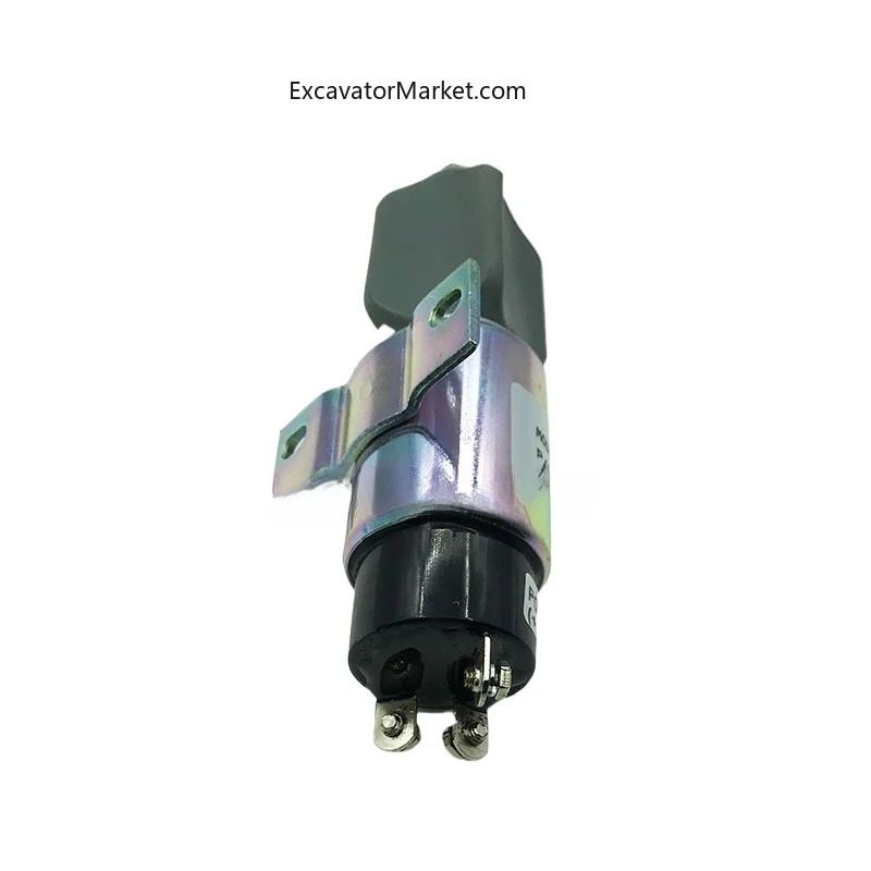 For Komatsu Pc 60/120/200-7 Flameout Switch Solenoid Valve Cummins Engine Flameout Motor Excavator Accessories High Quality