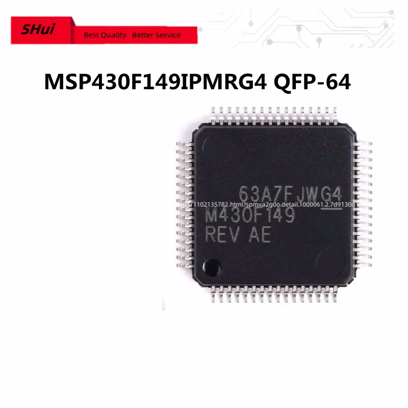 

1-10pcs 100% original MSP430F149IPMR MSP430F149 M430F149 MSP430 MSP430F149IPMRG4 QFP-64