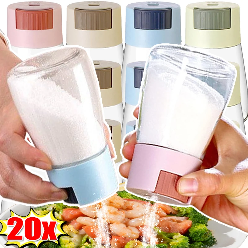 Küche Quantitative Salzstreuer Dosierung Gewürz Flasche Gewürz Pfeffer Zucker Spender Kann Gewürz Lagerung Jar Container