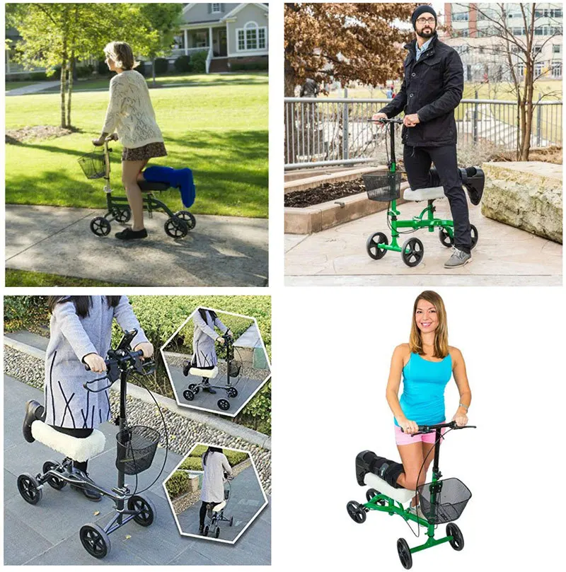 

Knee Walker Pad Cover Reusable Ergonomic Cushion for Scooter Support Comfort Mobility Aid Accessory Scooter Pad