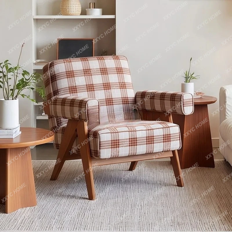 Sofa chair home living room retro single, bedroom casual lazy chair