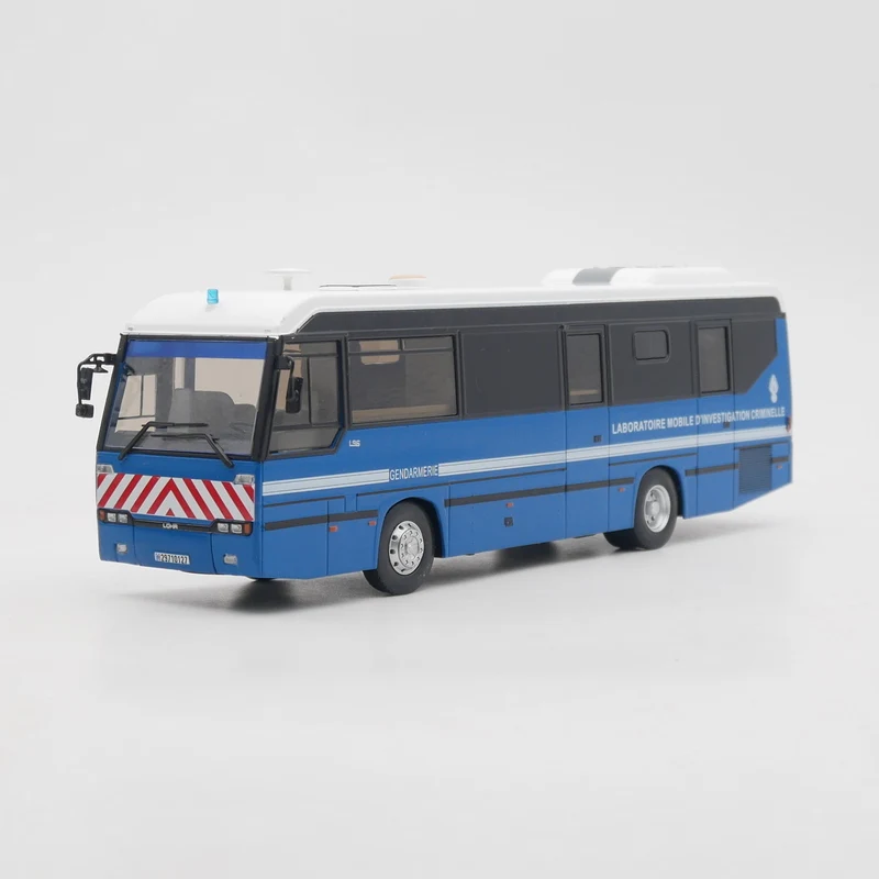 

Diecast Ixo 1:43 Scale Lohr L96 IRCGN French Bus Mobile Crime Investigation Research Laboratory Car Model Alloy Car Model
