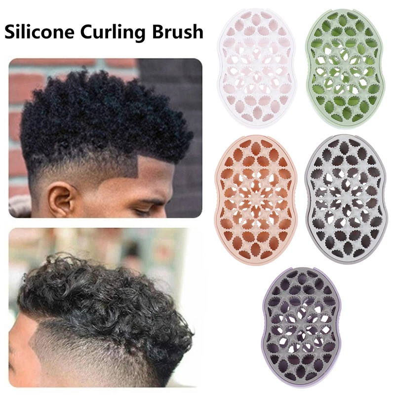 

1 шт., профессиональная щетка для вьющихся африканских волос, волшебная катушка, волна, многоразовая дреды, афро расческа, бигуди, инструмент для укладки волос