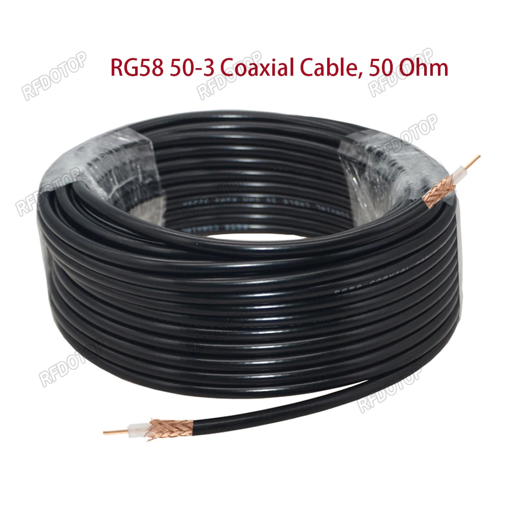 RG58 50-3 Kabel koncentryczny o niskiej stratności 50 Ohm Kabel koncentryczny RF Pigtail do zaciskania przewodów RF Wysokiej jakości szybka wysyłka