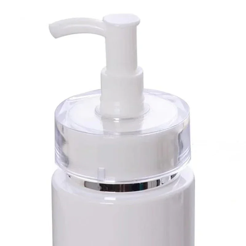 10Pcs 100/150/200/250/300/500ml Empty Plastic Pump Bottle White Clear Lotion Shampoo Cosmetic Container Bathroom Soap Dispensers