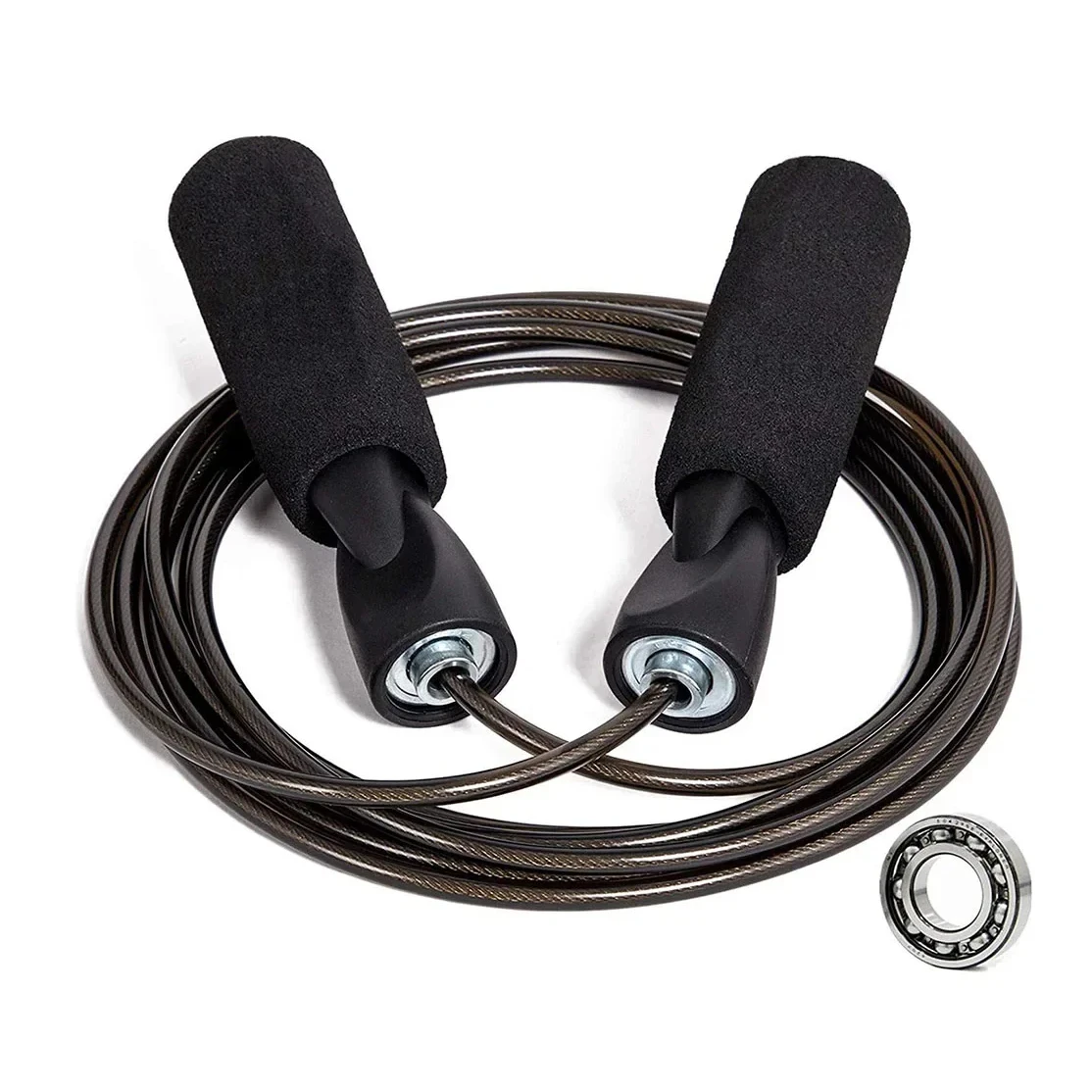 Comprimento ajustável fio de aço pular corda velocidade pular treino fitness crianças adultos esporte portátil equipamento treinamento exercício