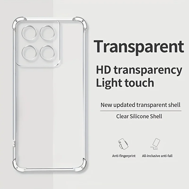 Transparente Handyhülle für Motorola G Stylus 5G 2025, weiche Silikon-Rückseite für Moto G Power G Stylus, klare Hülle, G Play 4G 2025 – Detail 4