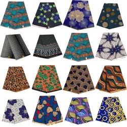 6 Yards/lot African Fabric for Women Polyester Print Fabrics DIY Sewing Cloth FP6517