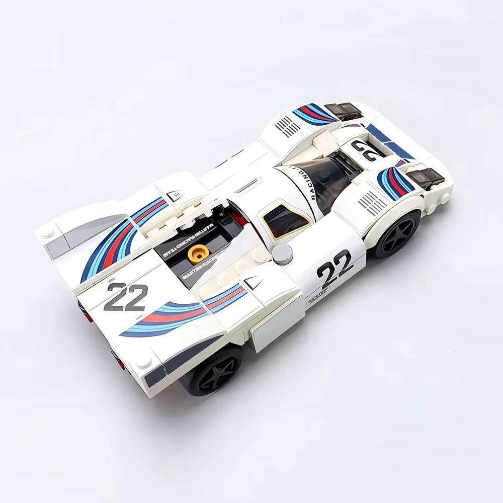 

MOC 1971 Le Mans Speed ​​Champion 917K Endurance Race Building Blocks City Racing Car Assembly DIY Gift Children's Toys 272PCS