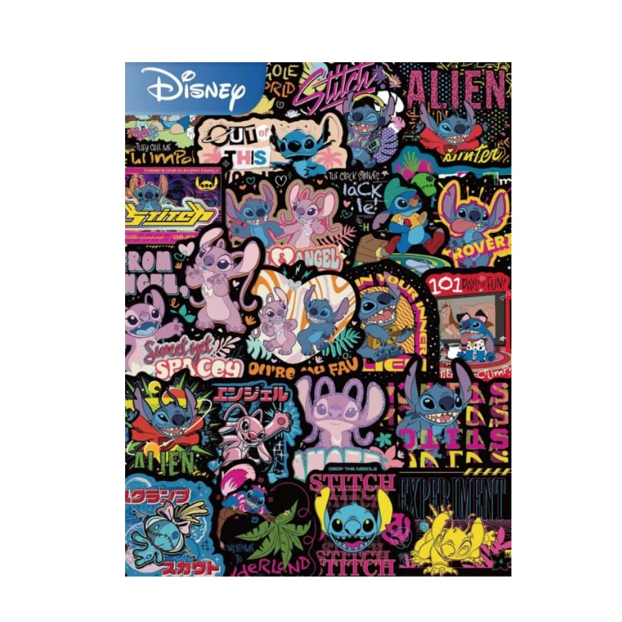 Disney Stitch Puzzles 108/200/300/500/1000 Pieces for Kids Adults Intellectual Cartoon Wooedn Jigsaw Puzzle Family Game Gifts