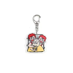 SLAM DUNK Acrylic Anime Pendant Keychains Holder Car Key Chain Key Ring Mobile Phone Bag Hanging Jewelry Gifts Accessories