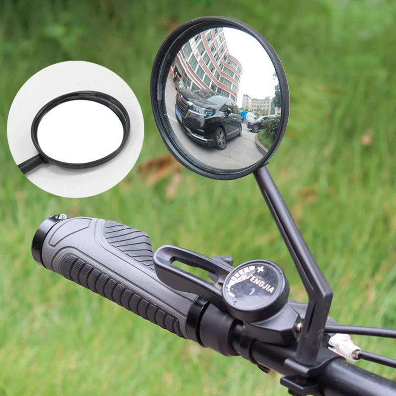 1 Stück Fahrrad-Rundspiegel Mountainbike-Spiegel Sicherheitsspiegel Rennrad-Fahrradausrüstung