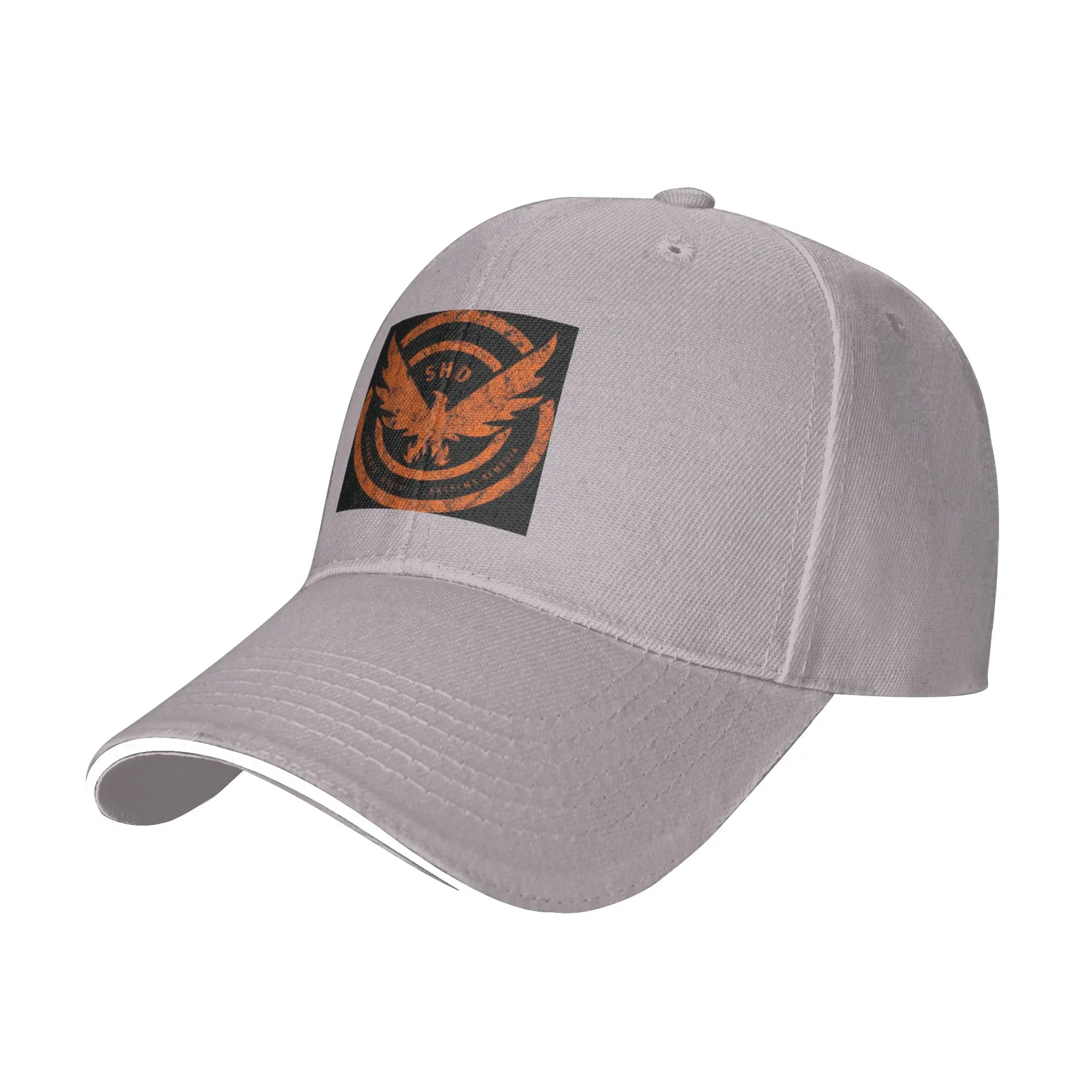 The Division SHD Logo Distressed Cap Fashion Baseball Caps Adjustable Hat Hip Hop Summer Unisex Baseball Hats Customizable