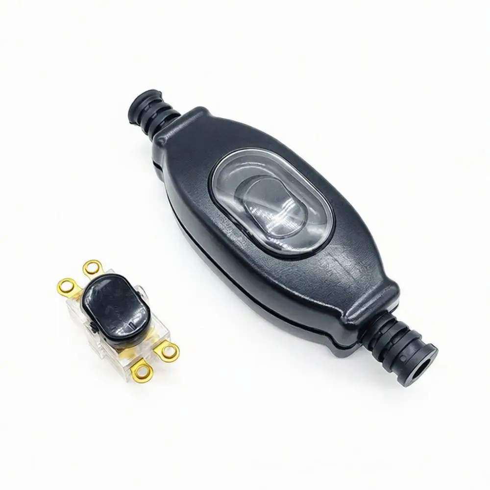 Double Pole Double Throw Inline Rocker Switch IP65 Waterproof Dustproof Power Switch For Electrical Control Devices
