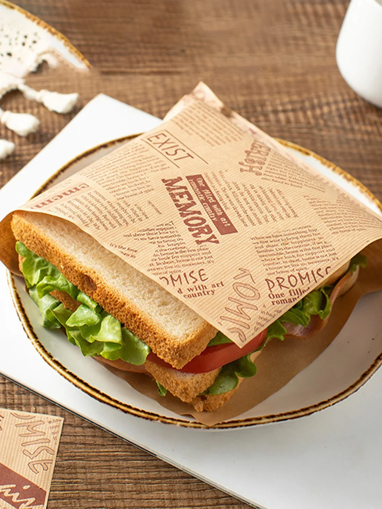 50Pcs Oil-Proof Pap…