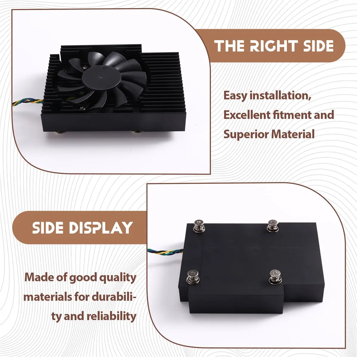 NEW FACTORY~1pcs New Cooling Fan Size 82x65x15MM Cooler for Graphics Video Card for 800g1 8300 Pitch 46x46MM