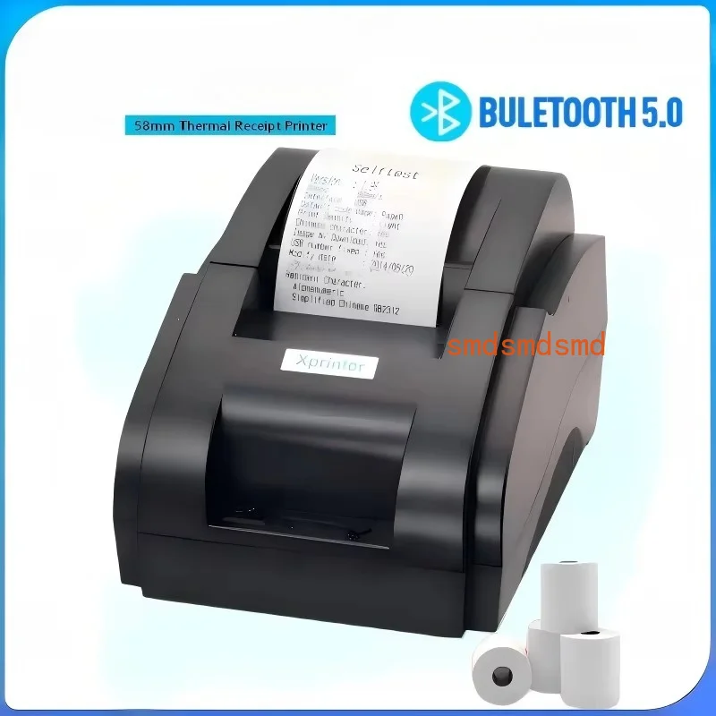 Xprinter XP58MM Thermal Receipt Printer Fully Automatic Dual-Mode Bluetooth Printer for Restaurants Supermarkets Shopping Malls