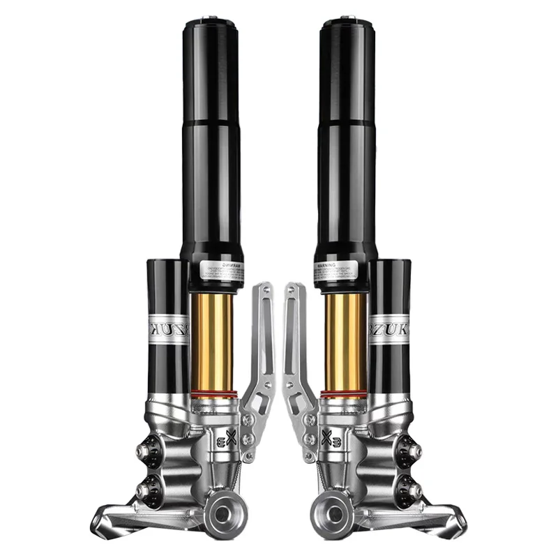 X3 New Inverted Front Shock Absorber for Cygnus X Motorcycle Nitrogen Cylinder Adjustable Damping Shock Absorber