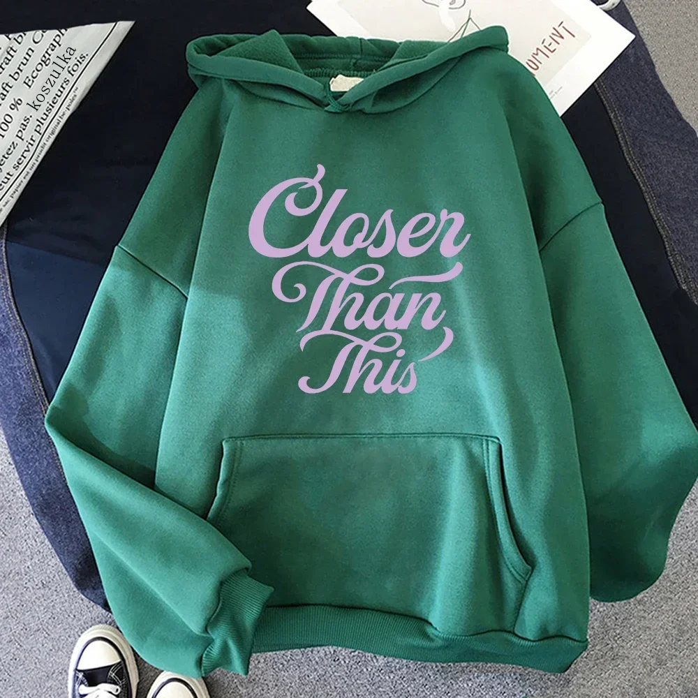 Jimin Closer Than This Hoodie 2024 Fashion Women Hoodies Harajuku Aesthetic Clothes Unisex Fleece Pullover Sweatshirt Vintage