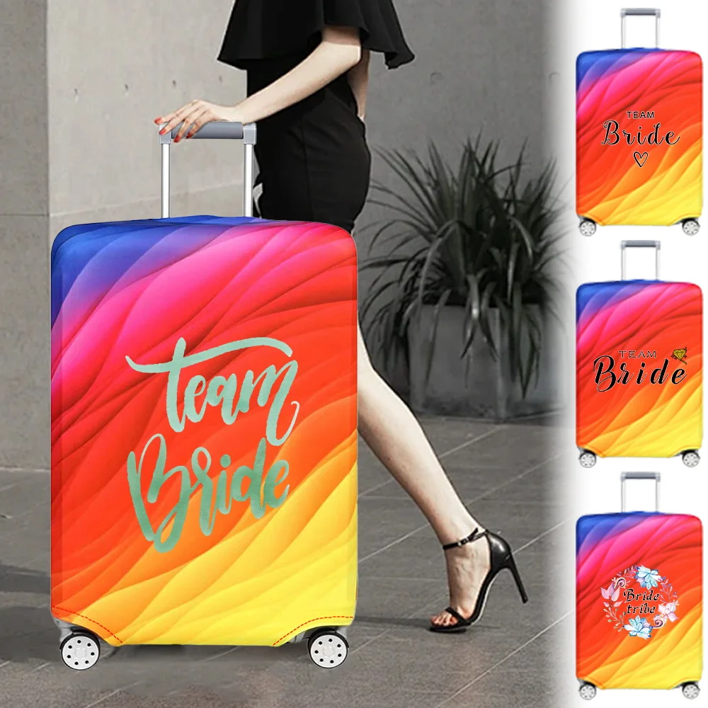 

Luggage Cover Bride Printing Series 18-32inch Travel Accessories Protective Case Stretch Fabric Cover Multiple Style Options