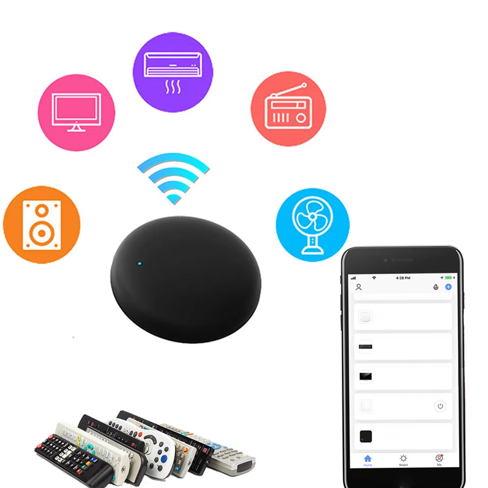 Control remoto Universal inteligente WiFi funciona con Alexa Google Home Yandex Alice Smart Life APP Control para TV aire acondicionado