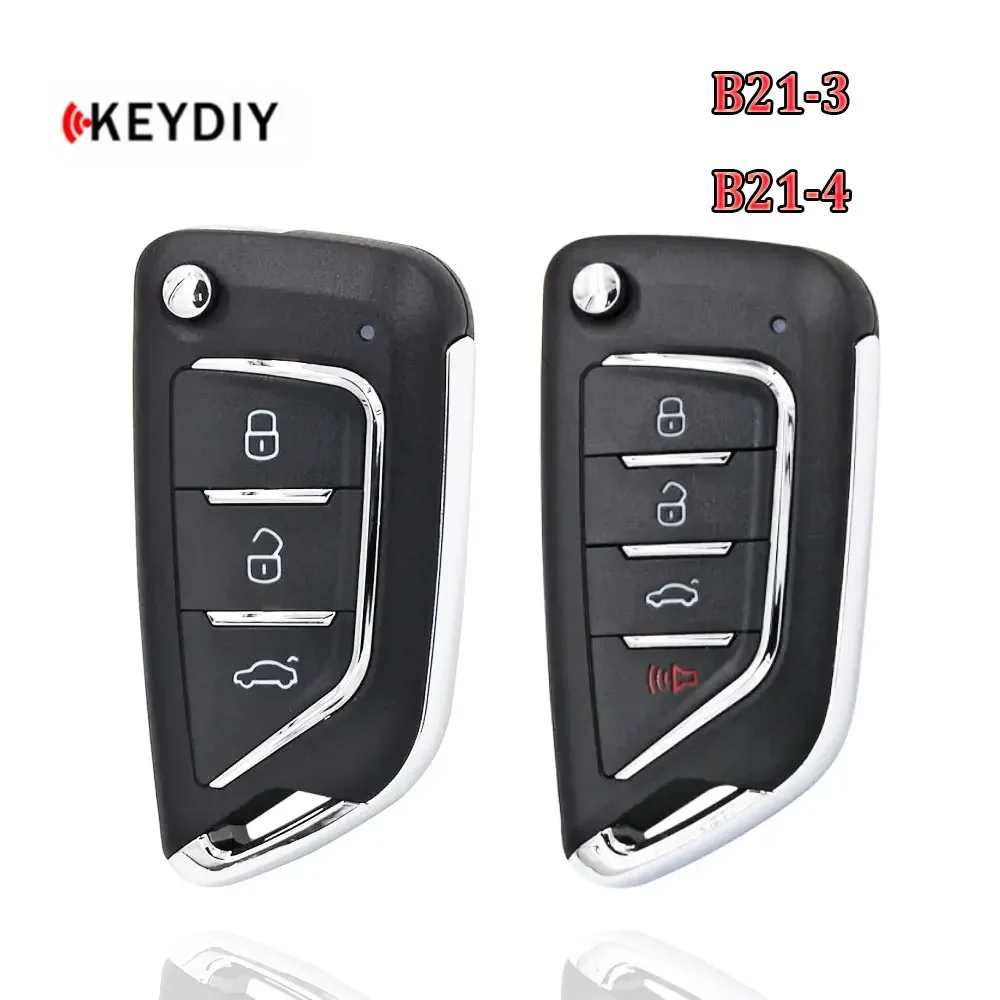 5PCS KEYDIY B21 KD Universal Remote Key B21-3 B21-4 B Series Multi-functional Car Remote Key for KD900+ URG200 Mini Programmer