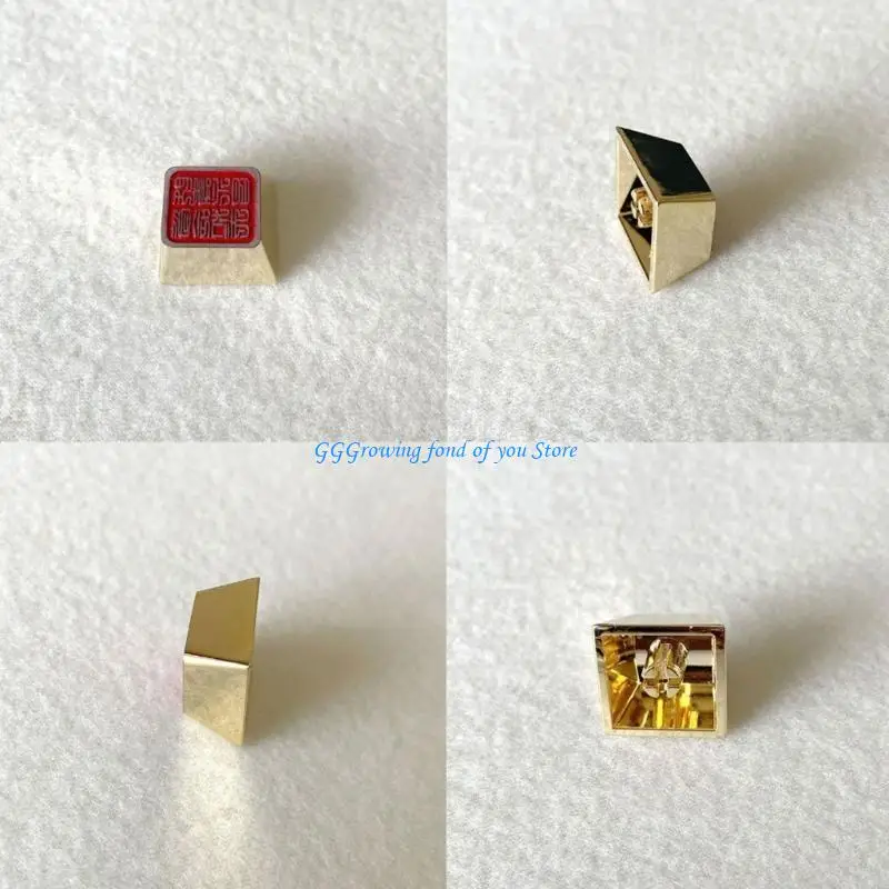 

H9EB ESC Keycap for Mechanical Keyboards, Zinc Alloy with Precisions Jade Seal Patten