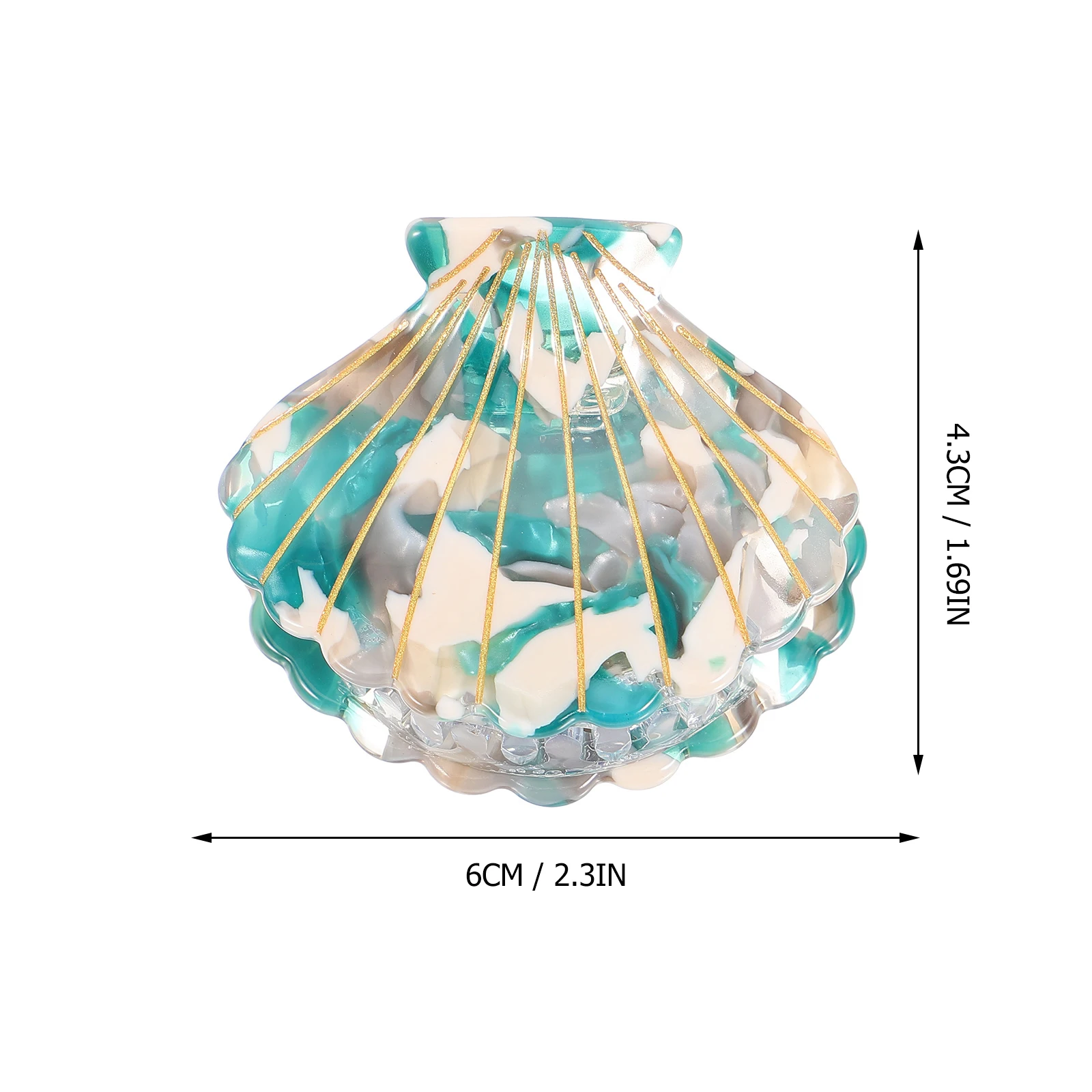 

Shell Shape Hair Clip Girls Accessories Haarspangen Kopfschmuck French Barrette Shells