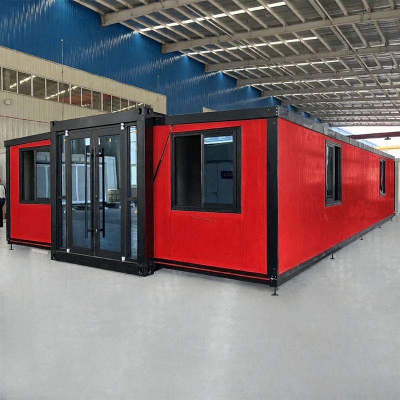 2 3 Bedroom Expandable Folding Box House Cabins Garden Rooms Mobile Prefab House Extendable Container House Warehouse Barn