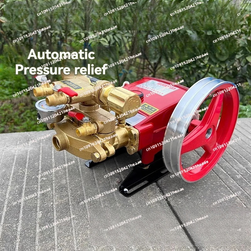 Suitable for21/26/40/60type Three Cylinder Plunger Pump Motorized Spray High-pressure Remote Fruit Tree Sprayer Pressure