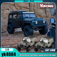 1:8 Yk4084 Yikong Rc Car Four-Wheel Drive 212 Remote Control Car Yk 4084 Differential Lock Dual-speed with LED Adult Toys Gifts