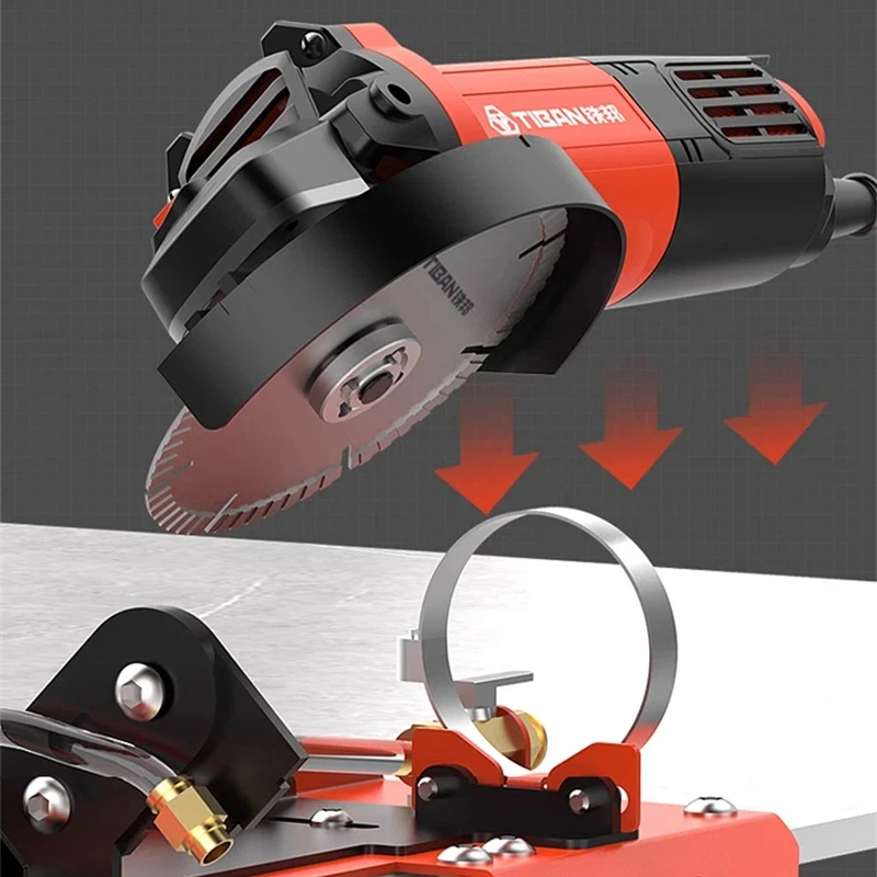 

TB-DD Angle Grinder Tile Chamfering Machine, Portable 45 Degree Bevel Chamfering Artifact Portable Carpenter Tiler