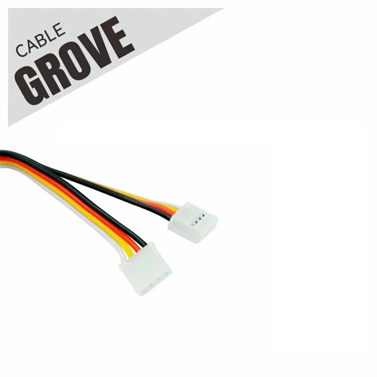A14M 5 قطع كابل نحت غير ملتوي HY2.0-4Pin Grove كابل للوحة التطوير للملحقات، 10 سم