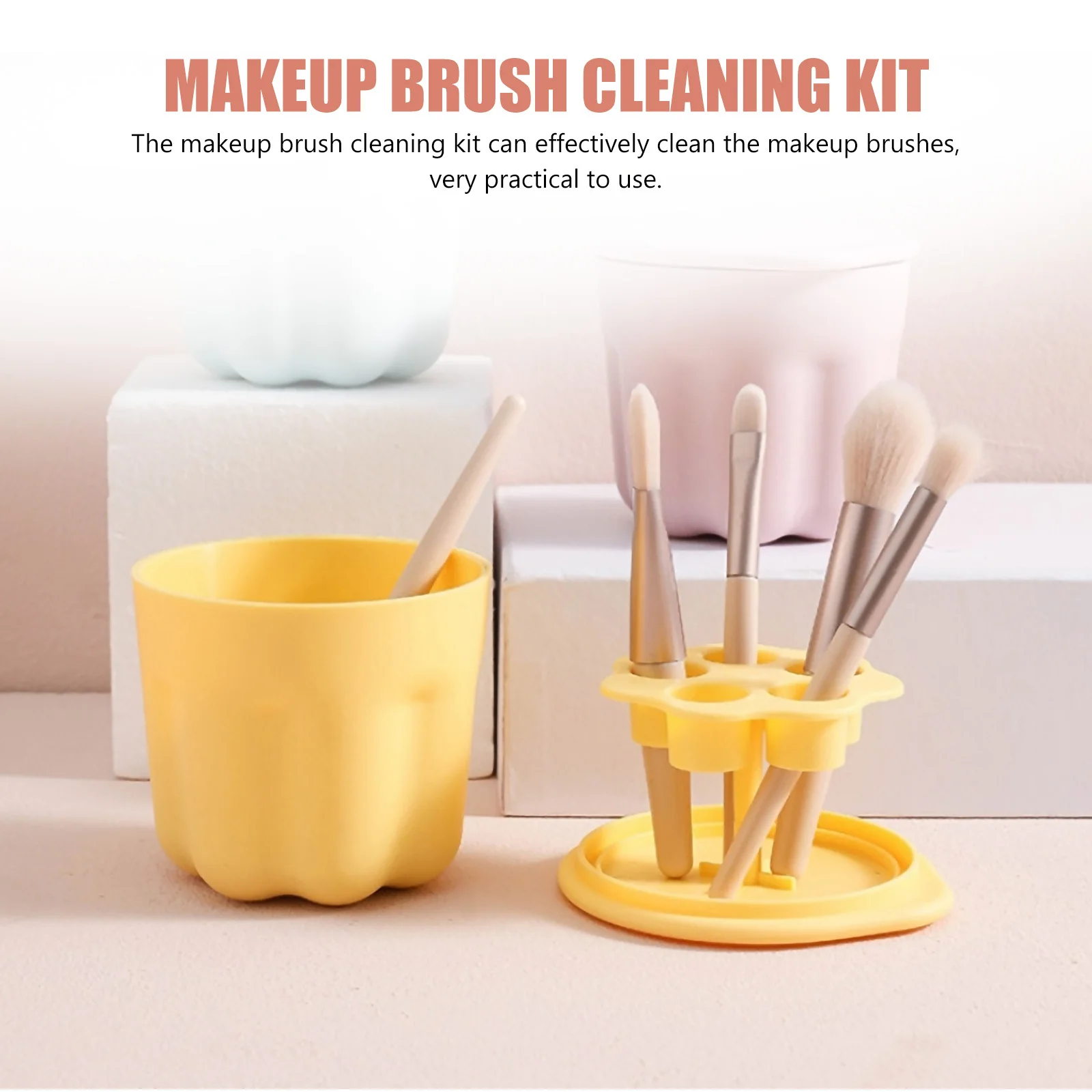 

Makeup Brushes Cleaner Washer Bowl Pan Dish Cleaning Cup Cleaners TPR Cosmetics Scrubber