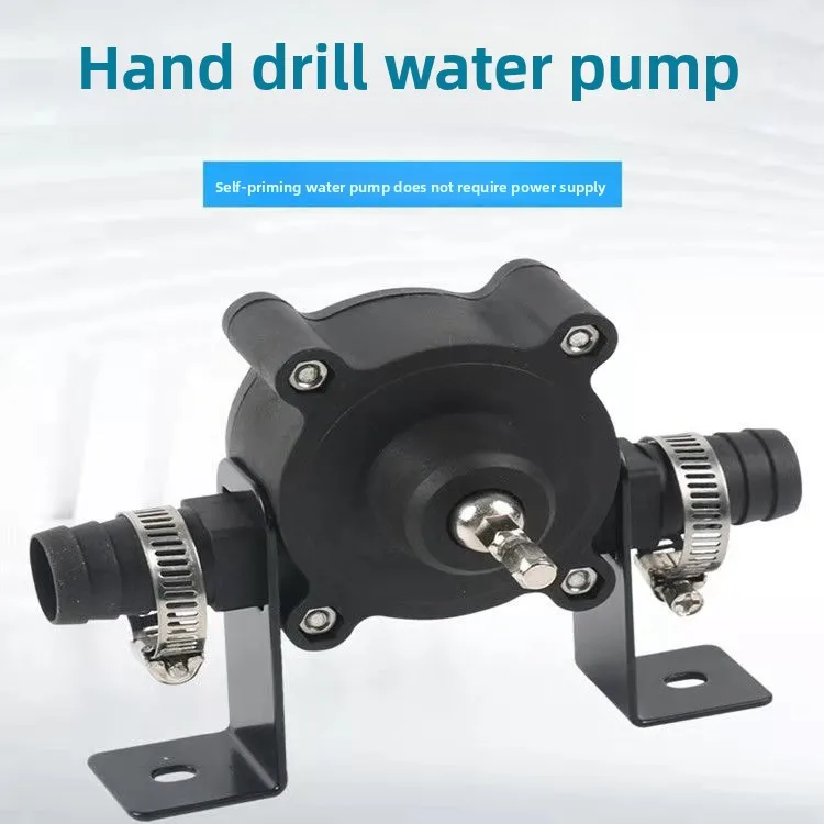 Electric Drill Pump Diesel Oil Fluid Water Pump Home Garden Outdoor Tool Portable Mini Hand Self-priming Liquid Transfer Pumps