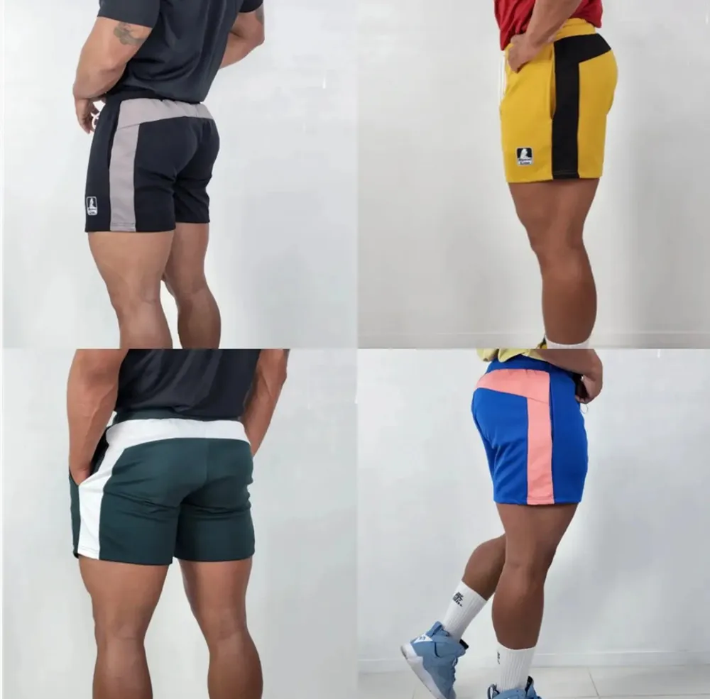 Summer New Trend 3-point Sports Shorts Men\'s Summer Three-point Pants Elastic Pants Woven Pants Basketball Training