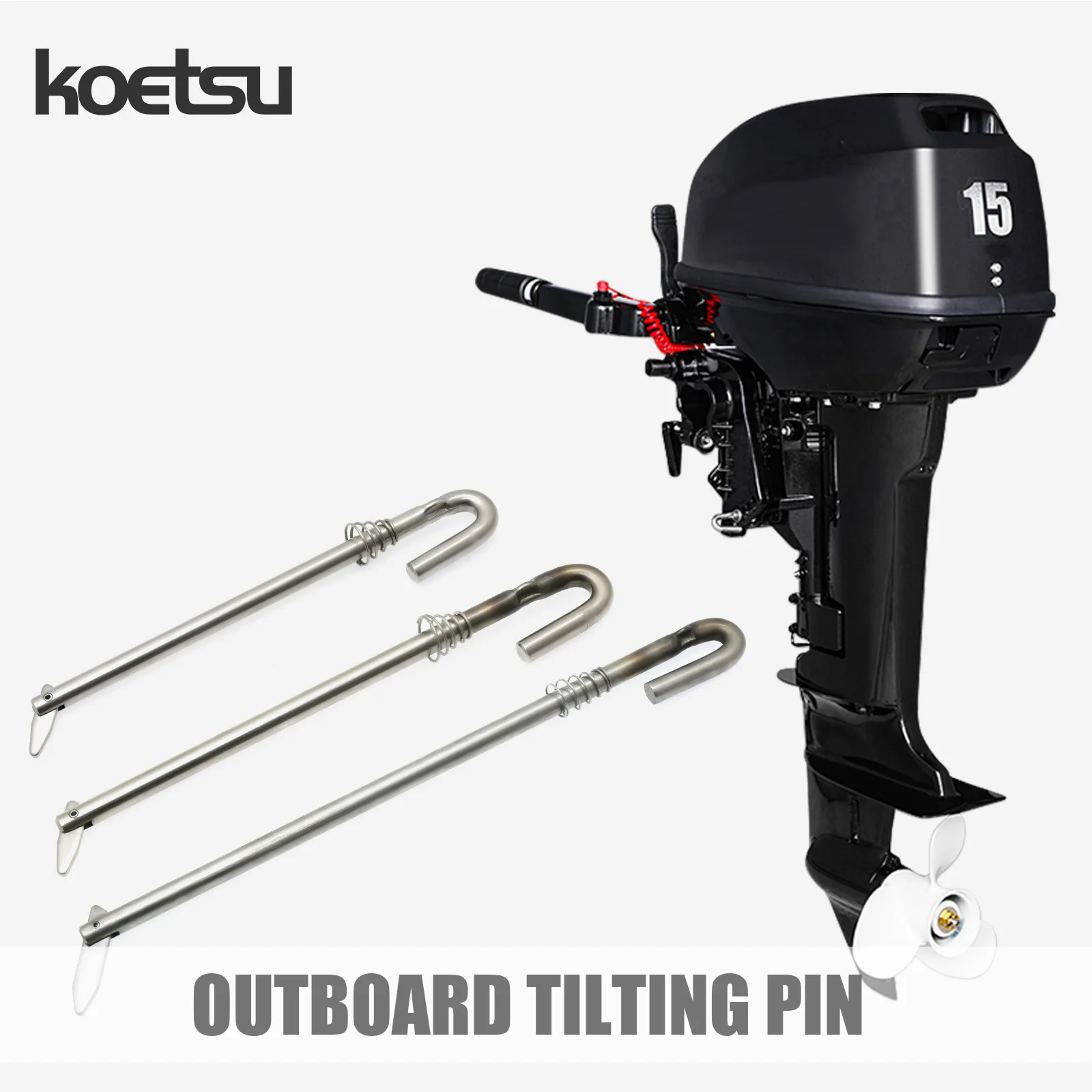 

Поворотный штифт Koetsu для подвесных моторов — подходит для Yamaha, Tohatsu и других подвесных моторов. 350-62121-2 689-43160-00 676-43160-02