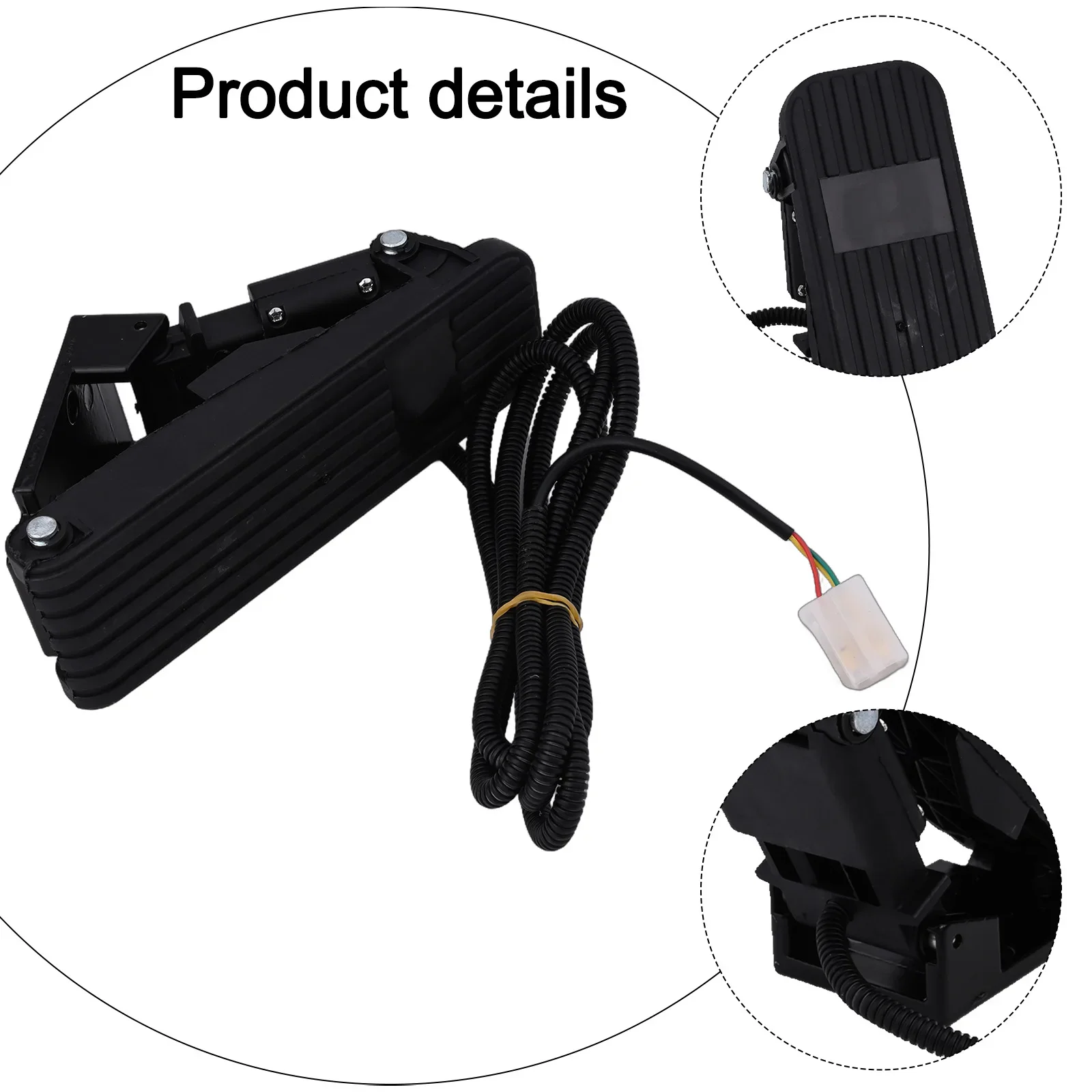 Speed Control Pedal for Electric Bicycle and Go Karts Foot Throttle with Accelerator Convenient for Different Electric Vehicles