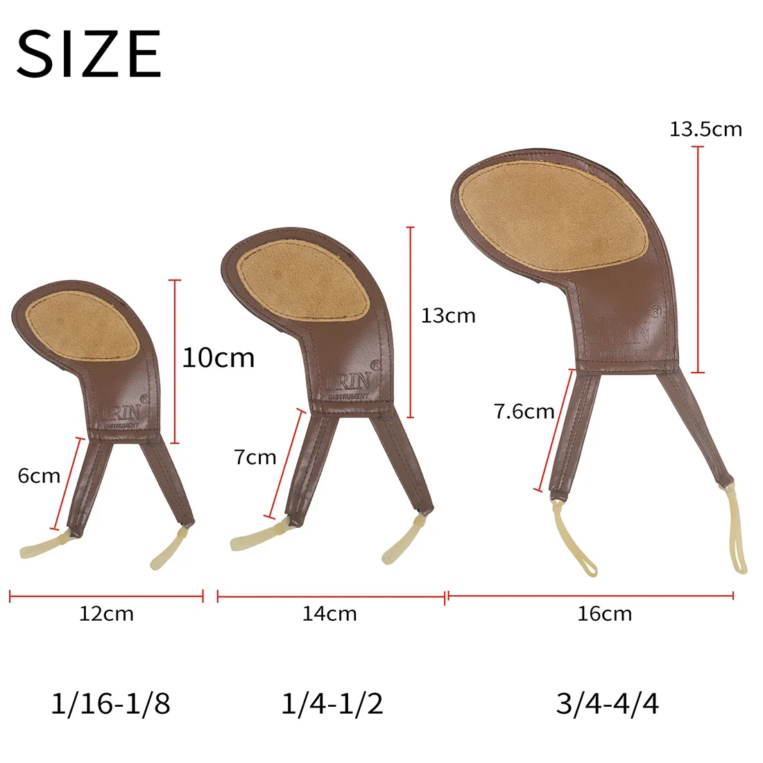 1/16 1/8 1/4 1/2 3/4 4/4 Violin Shoulder Rest Pad Violin Instrument Musical Partner Shoulder Pad Protect Accessories