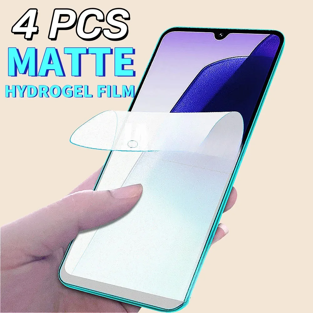 

4Pcs Full Glue Anti-Fingerprint Hydrogel Film for Xiaomi Redmi 15 4G 15C 13C 14R 14C 10A Soft Screen Protector 12 5G 11A 10X Pro
