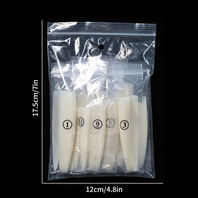 أظافر خنجر طويلة للغاية ، أظافر كاملة الغطاء ، أطراف أظافر اصطناعية من الأكريليك ، اضغط على ملحقات أدوات تجميل الأظافر ، 5XL ،