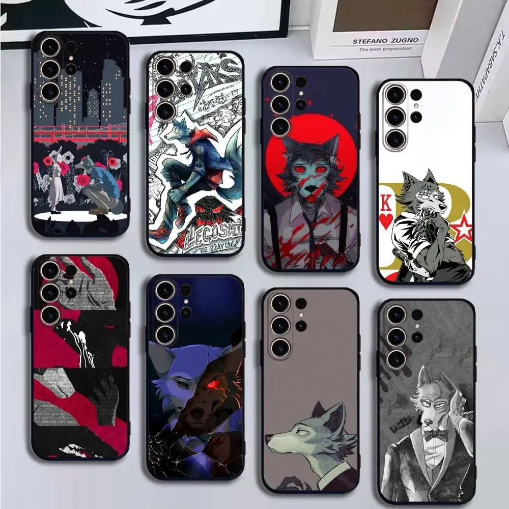 

Anime B-Beastars1 Phone Case For SamsungS25,24,21,22,23,30,Ultra,20,Plus,Fe,Lite,Note,10,9,Soft Black Cover