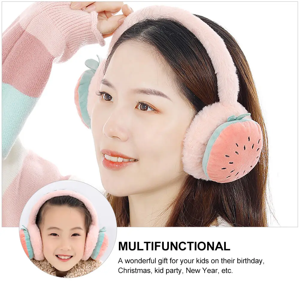 

1pc Muff Warm For Kids Unisex Cute Cartoon Panda Earmuff Muff Protector Headband Winter Ear Cover Ear Warmer