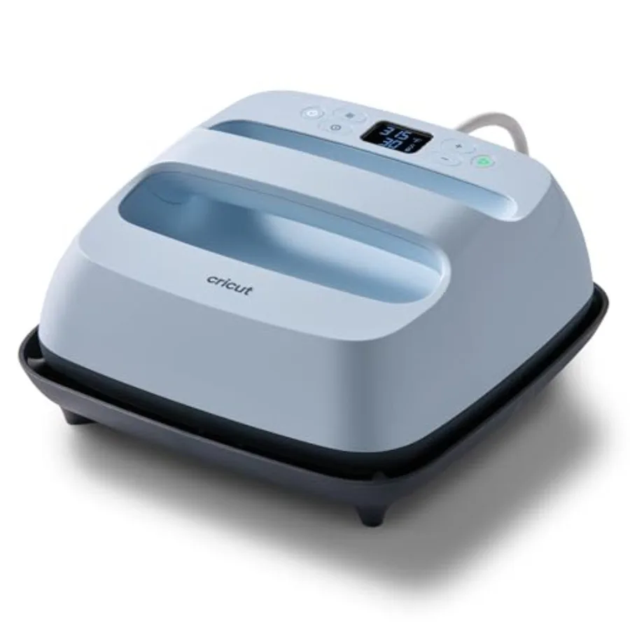 

Easy Press 3 Heat Press Machine — Zen Blue 9 x 9 дюймов — незаменимый инструмент для сумок, рубашек и виниловых проектов HTV — Preci