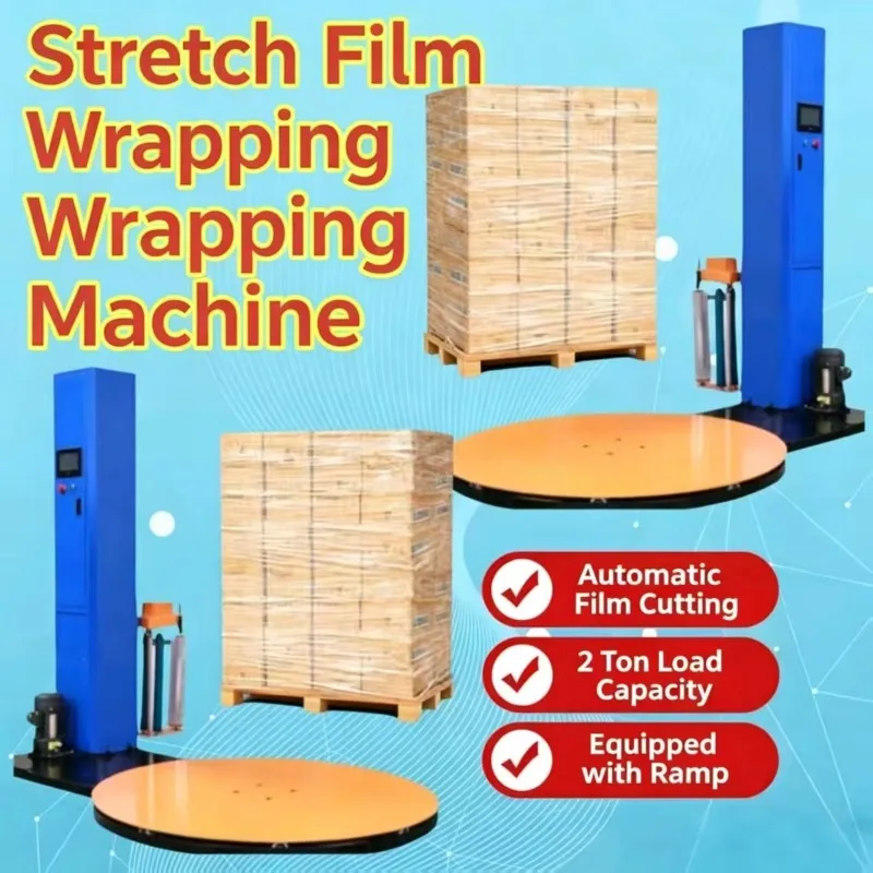 ZP-1800MM Plastic Wrapping Film Packaging Machine Advanced Technology Automatic Pallet Packaging Equipment for Shipping Goods