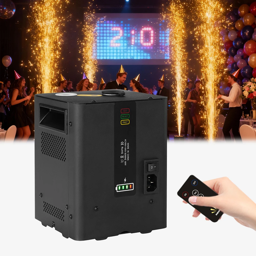 Wiederaufladbare Mini Cold Spark Wireless Remote DJ Mini Elektronische Ausrüstung DMX Disco Bühne Lichteffekt Für Hochzeit Event Party