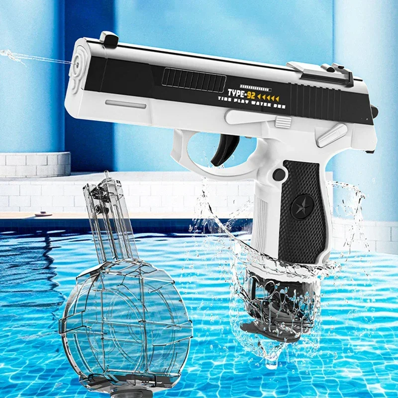 New simulation automatic reload water gun electric water gun summer shooting beach outdoor children fun toys boy and girl gift