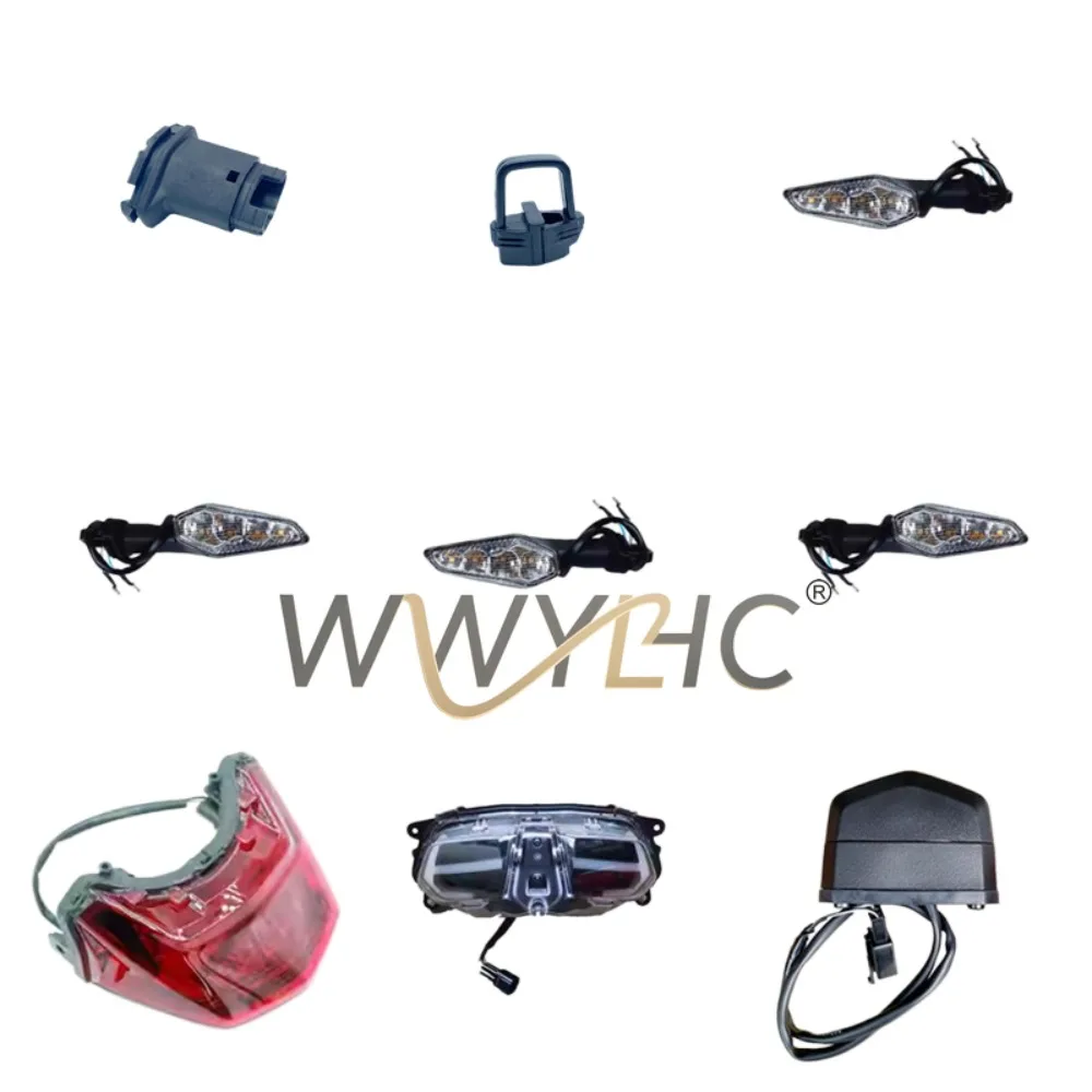 TR300-3/5PLUS XCR Motorcycle Headlights, Turn Signals, Handles, Relays, Reflectors, License Plate Lights