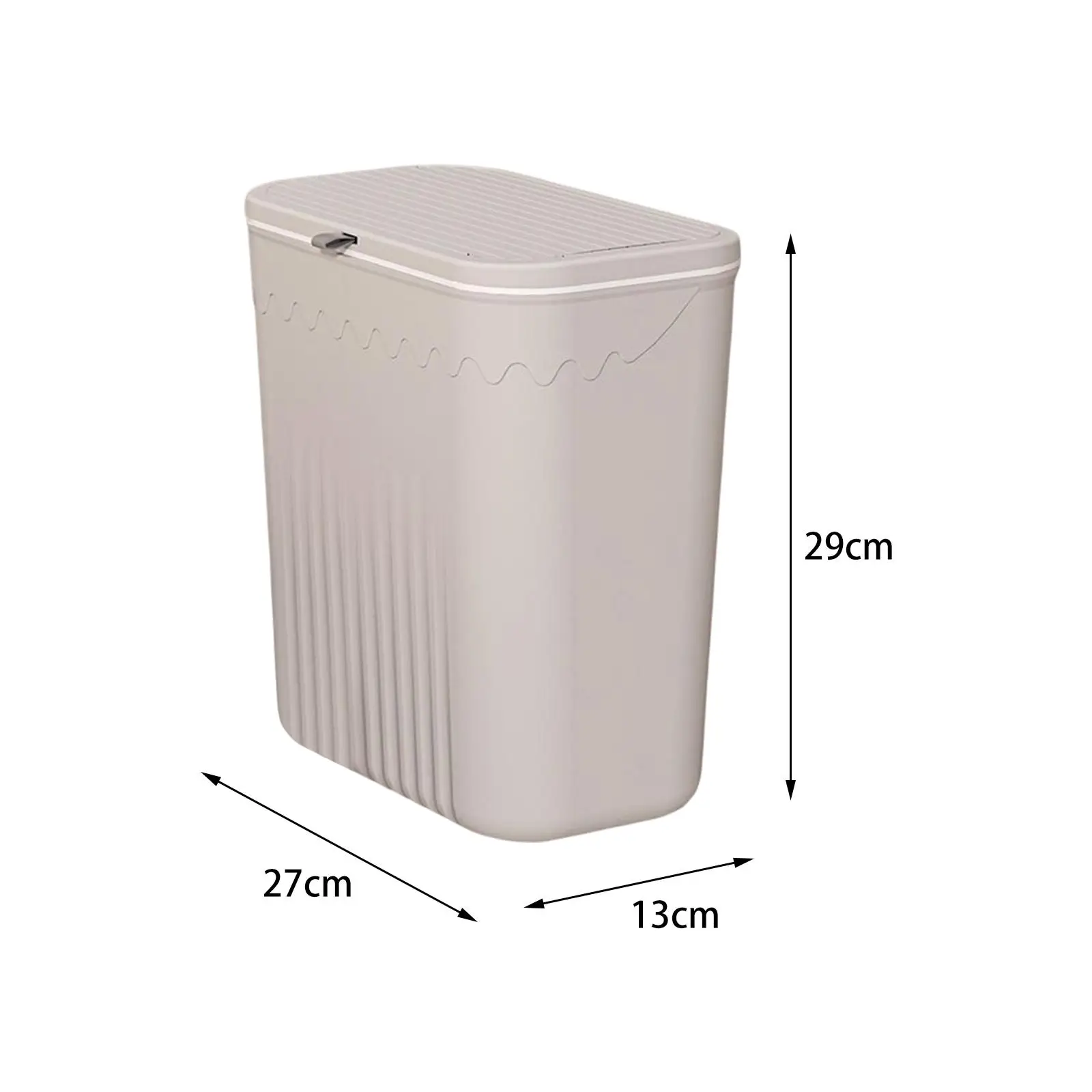 Kitchen Trash Can Storage Bucket Large Capacity Multifunction for Bedroom