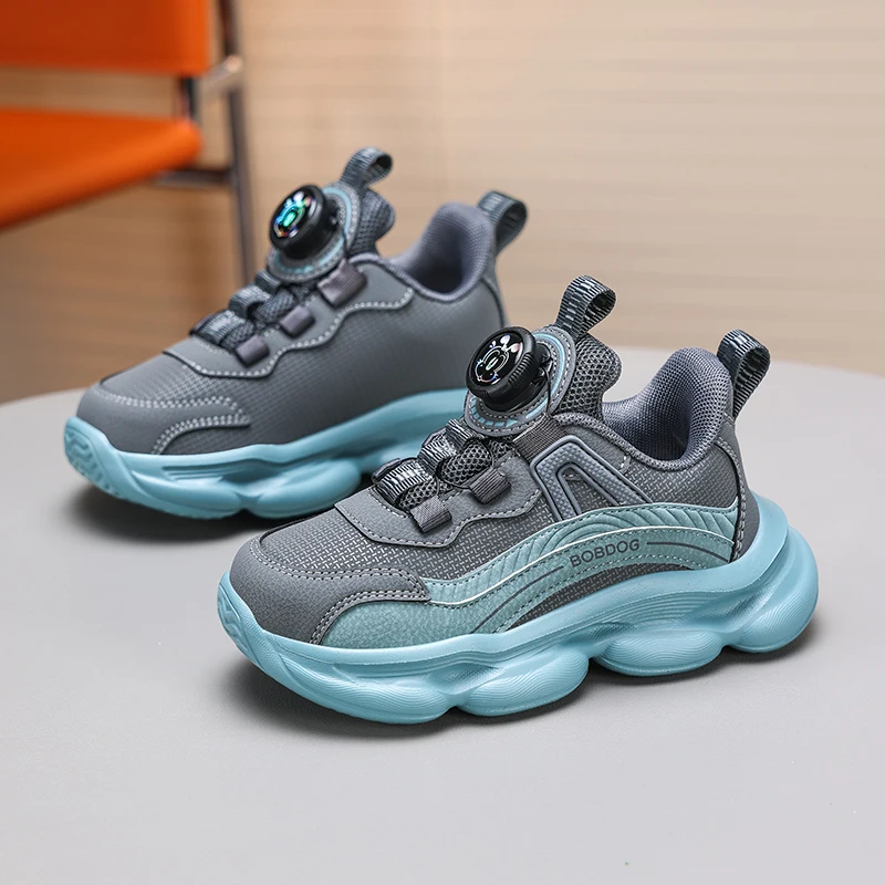 

Осенние новые модные детские спортивные кроссовки для школы: амортизирующие, износостойкие, дышащие повседневные кроссовки для бега